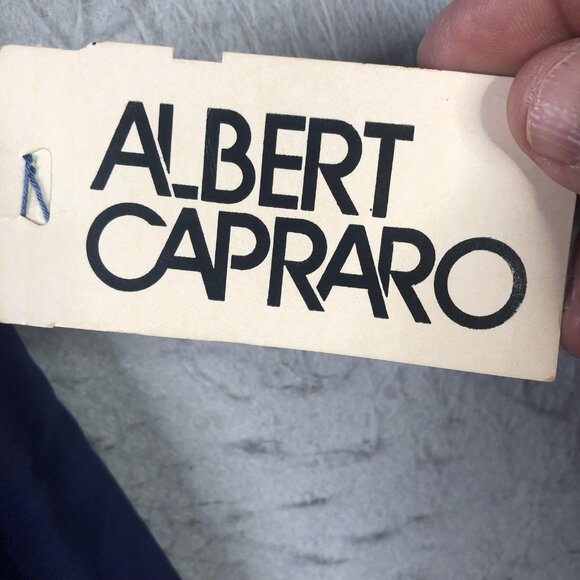 VINTAGE Albert Capraro Skirt Womens 10 Purple Maxi Belted Evening Formal 70s - Picture 5 of 16